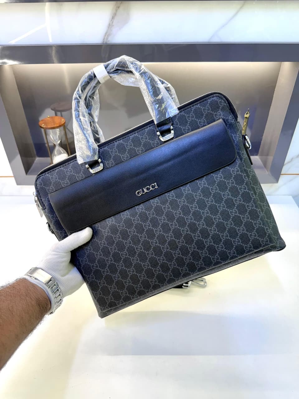 Gucci Black  Laptop Bag X Office Bag*