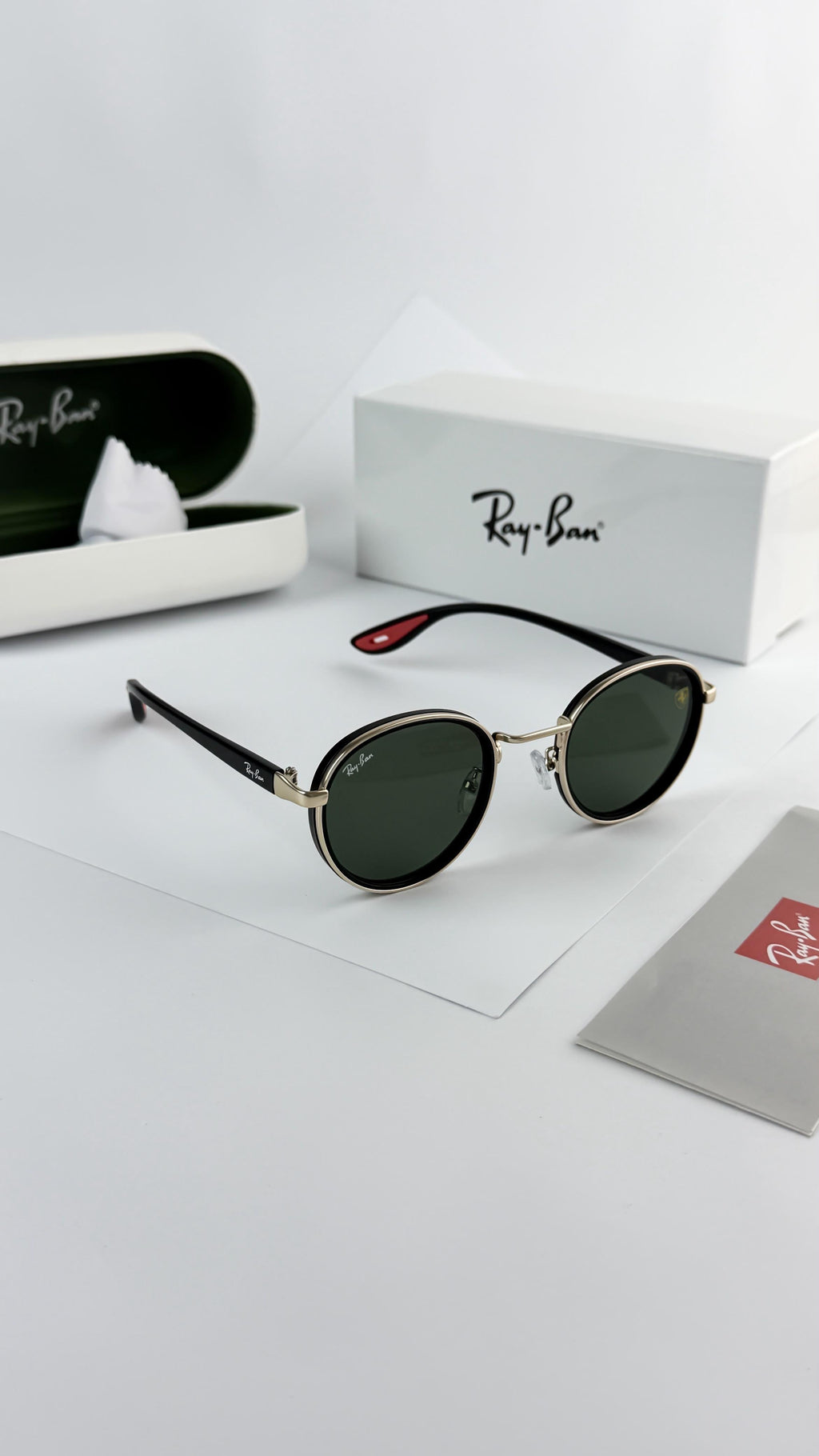 *RAYBAN GOLD GREEN 02ðŸ”¥ðŸ”¥ðŸ”¥*