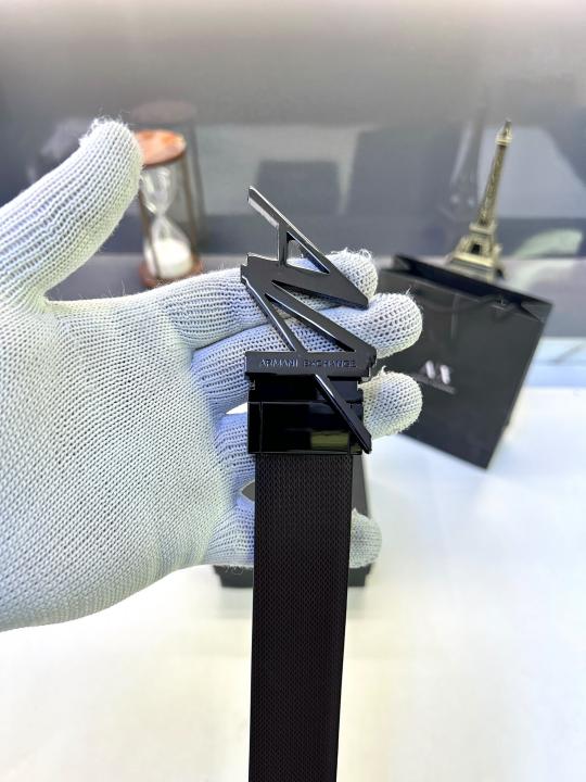 Arman_i Exchange Glossy Black Reversible Belt Fa 786