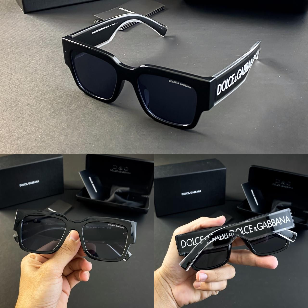 *DOLCE & GABBANA TRANSPRENT BLACK 6184ðŸ¥µðŸ¥µðŸ¥µ*