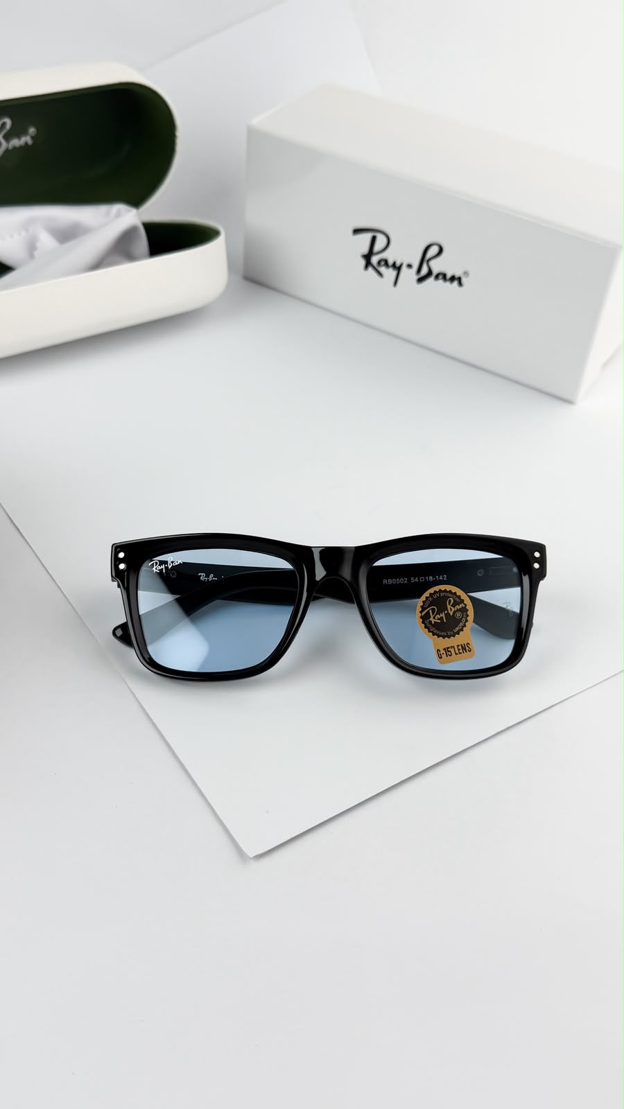 *RAYBAN BLACK BLUE REVERSE 0502🔥🔥🔥MOST DEMANDING ARTICLE 🔥🔥🔥*