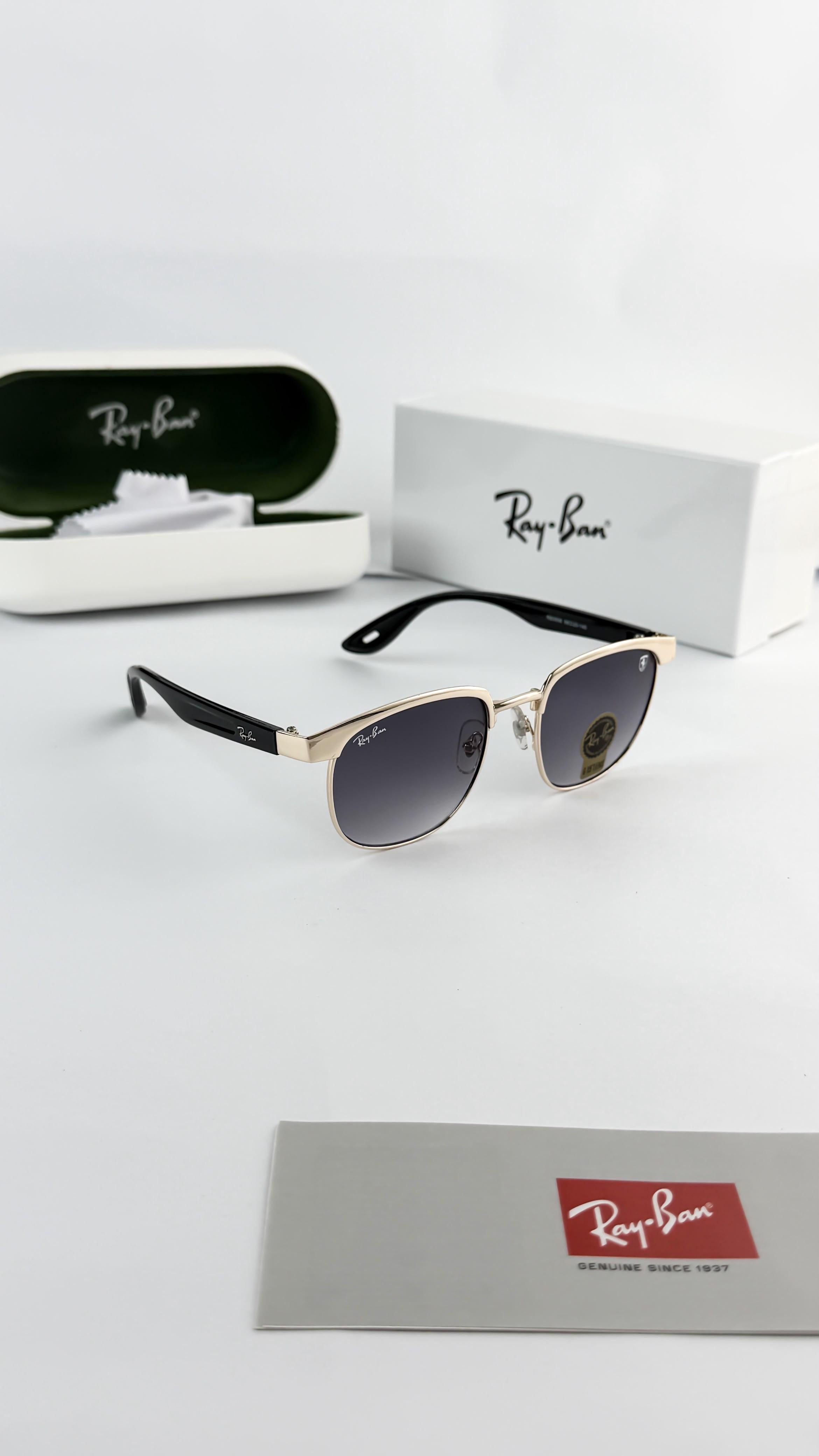 *RAYBAN GOLD BLACK 03🔥🔥🔥*