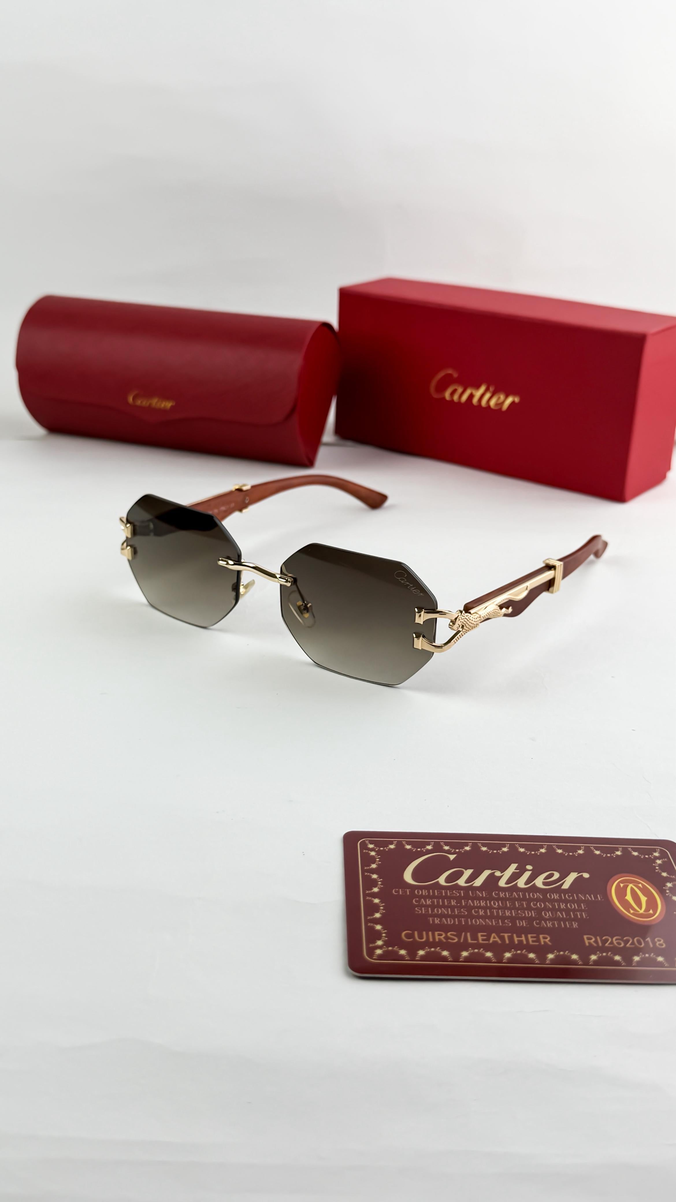 *CARTIER GOLD BROWN 3041ðŸ”¥ðŸ”¥ðŸ”¥ON DEMANDðŸ”¥ðŸ”¥ðŸ”¥*