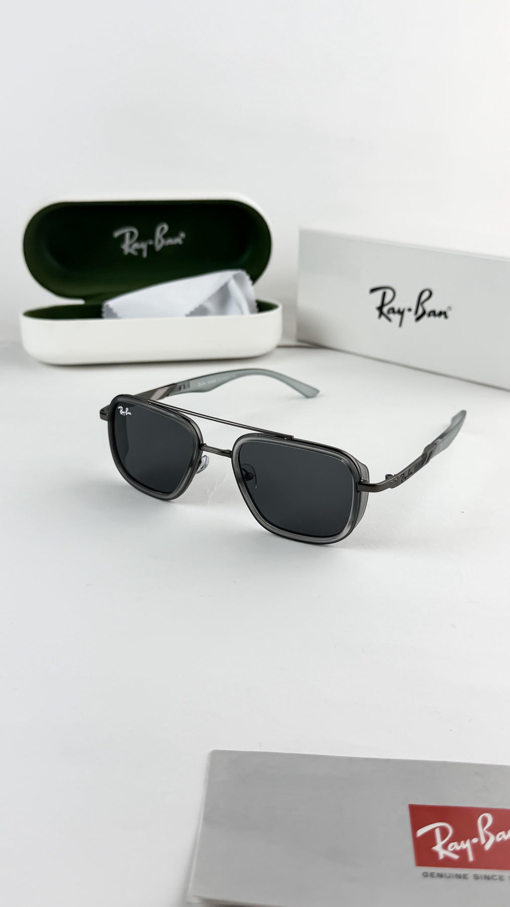 *RAYBAN GREY BLACK 3621ðŸ”¥ðŸ”¥ðŸ”¥*