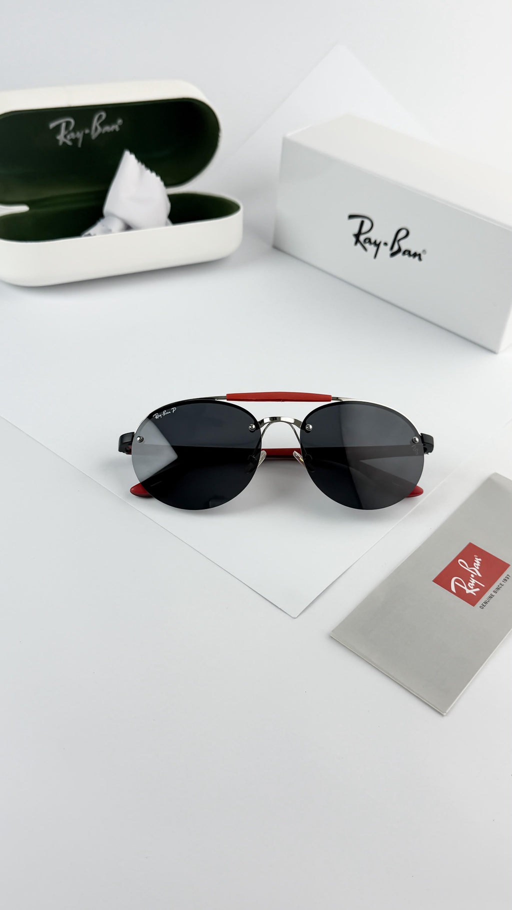 *RAYBAN FERRARI RED&BLACK 2663ðŸ”¥ðŸ”¥ðŸ”¥*