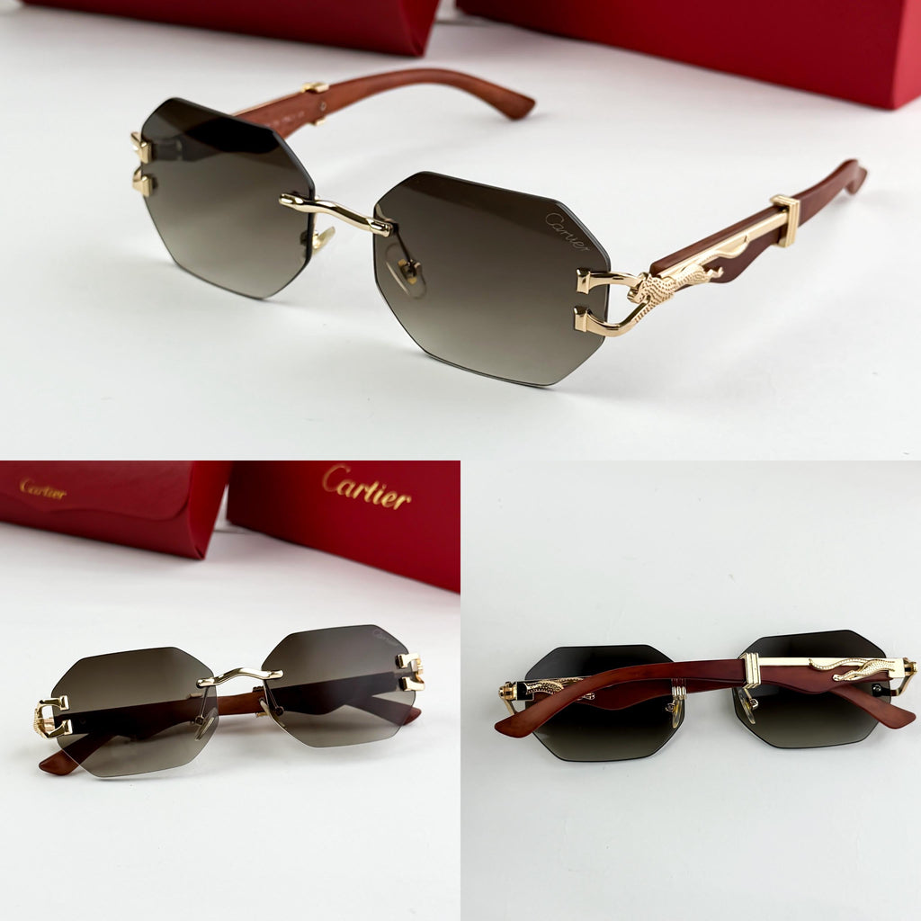 *CARTIER GOLD BROWN 3041ðŸ”¥ðŸ”¥ðŸ”¥ON DEMANDðŸ”¥ðŸ”¥ðŸ”¥*