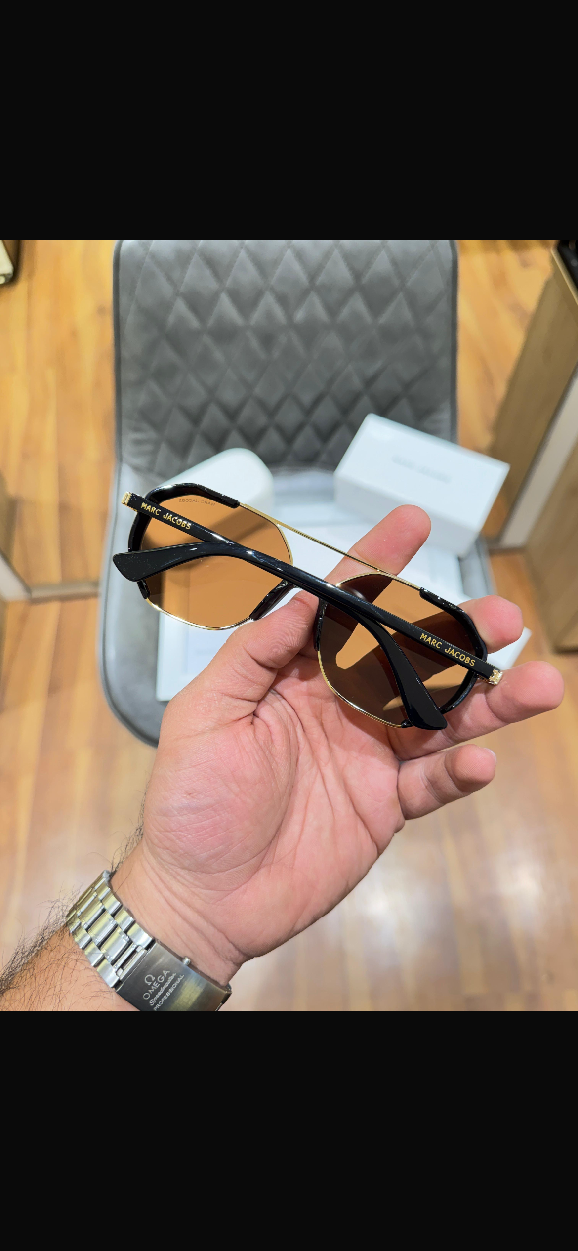 Marc jacobs 2120 gold brown âœŒï¸âœŒï¸âœŒï¸ðŸ˜ŽðŸ˜ŽðŸ˜ðŸ˜ðŸ¥³ðŸ¥³ðŸ¥³ *DHURANDAR SAME MODEL AKSHAY KHANNA EDITION*