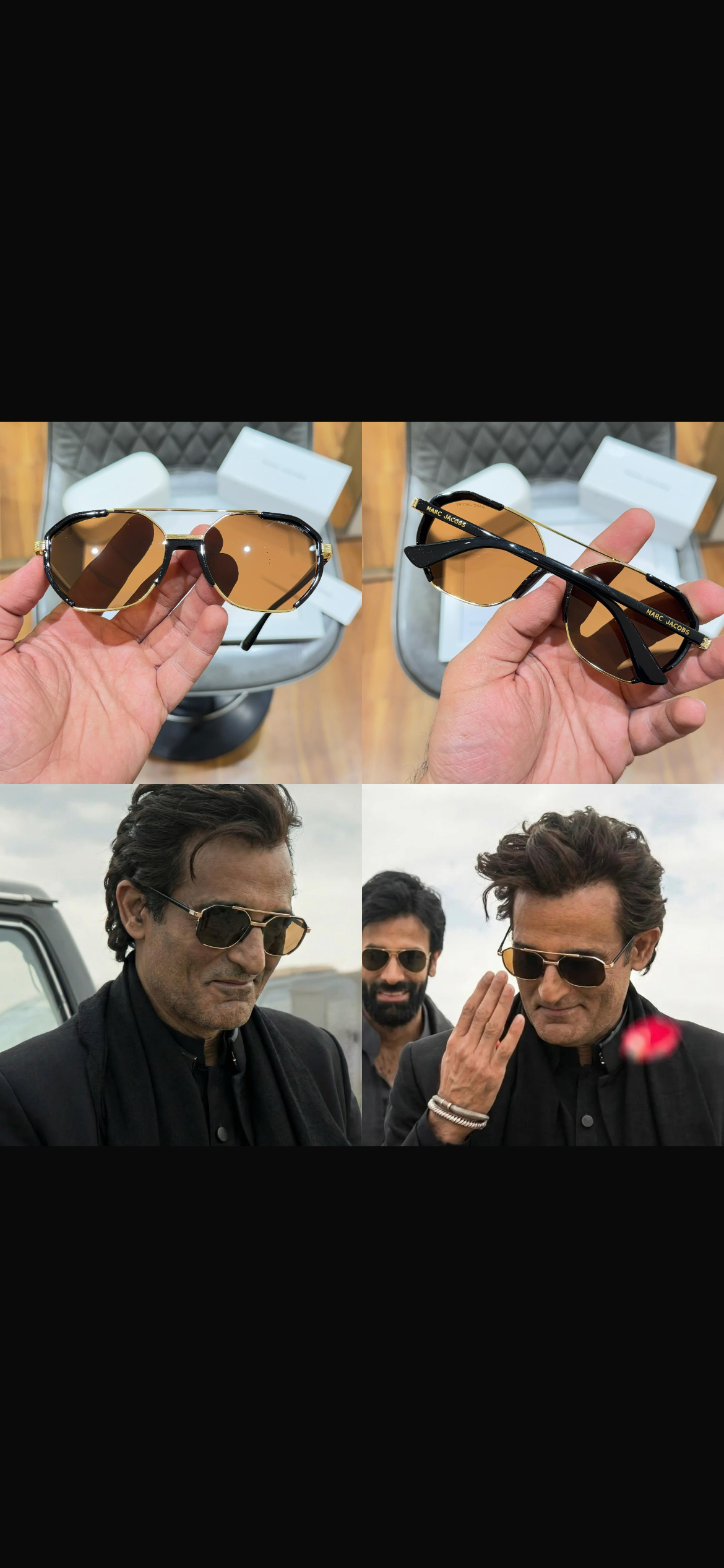 Marc jacobs 2120 gold brown âœŒï¸âœŒï¸âœŒï¸ðŸ˜ŽðŸ˜ŽðŸ˜ðŸ˜ðŸ¥³ðŸ¥³ðŸ¥³ *DHURANDAR SAME MODEL AKSHAY KHANNA EDITION*
