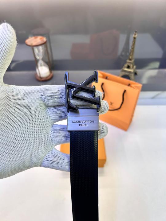 Loui_s Vuittion Grey Reversible Belt Fa 782