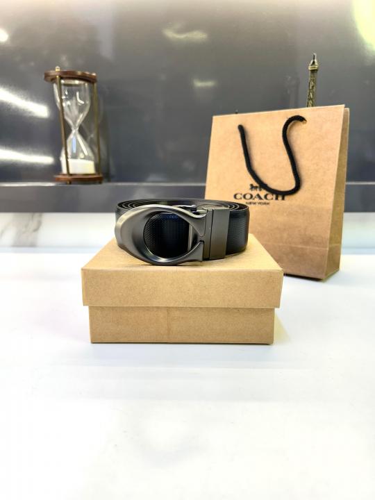 Coac_h Grey Reversible Belt Fa 784
