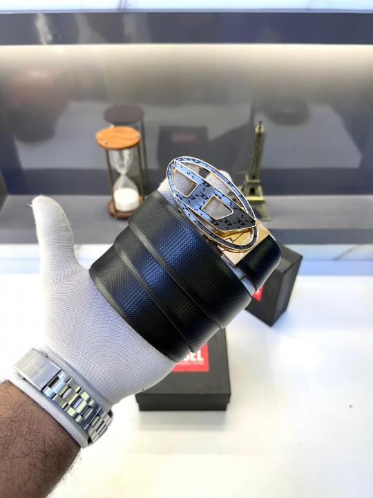 Diese_l Golden Glossy Belt Fa 499
