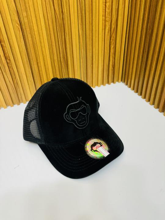 URBAN MONKEY FULL BLACK PREMIUM QUALITY CAP