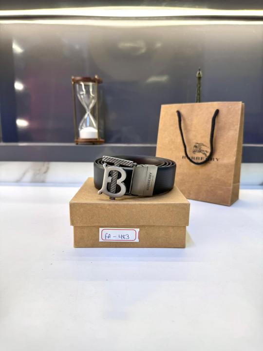 Burberr_y Reversible Grey Black Belt Fa 483