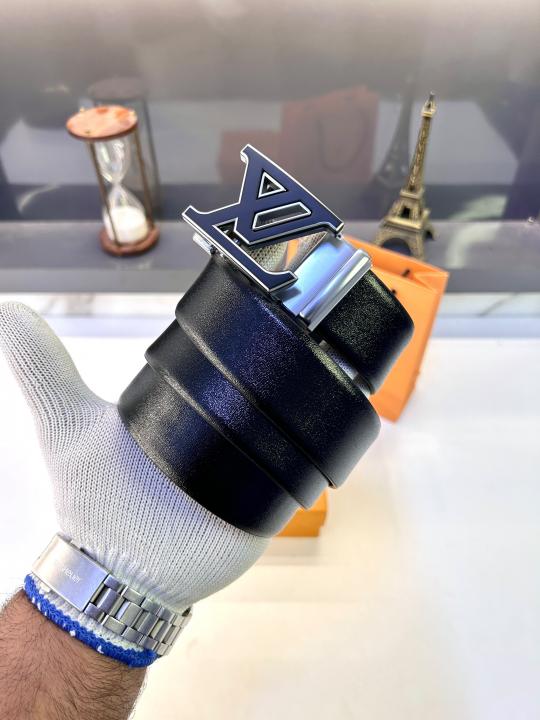 Loui_s Vuittion Black Silver Belt Fa 918