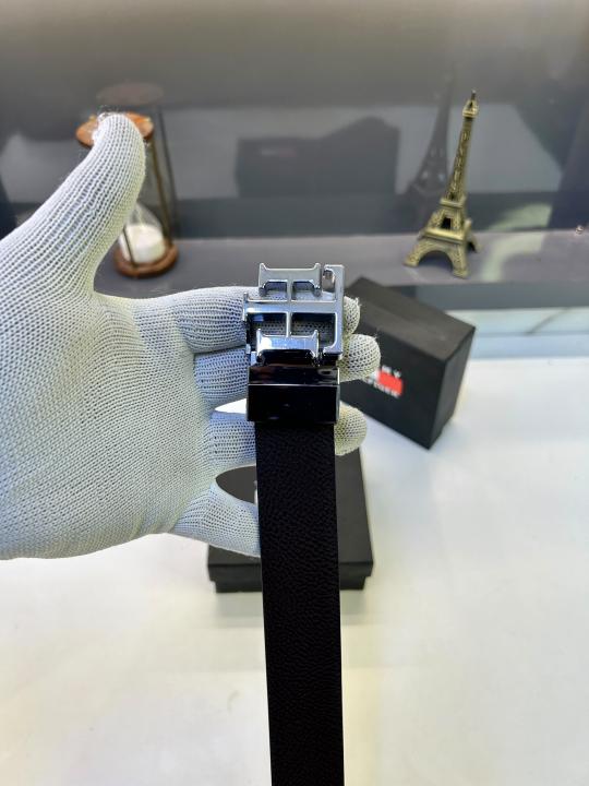 Tomm_y _ Hilfiger silver Reversible Belt Fa 666