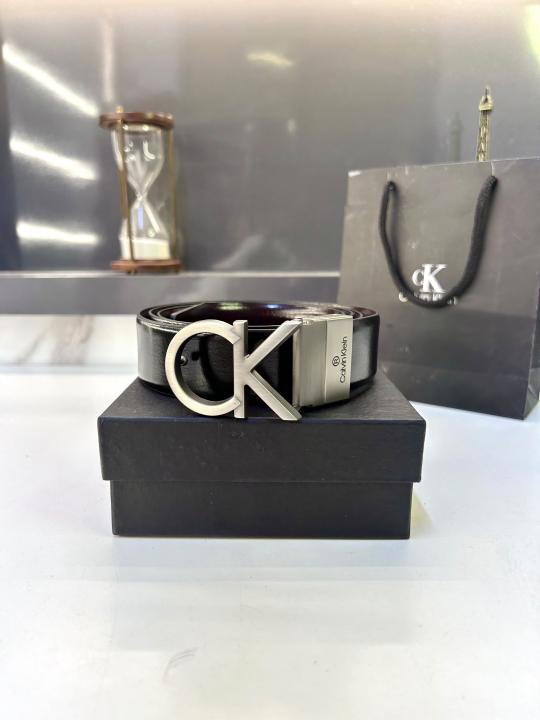 Ck_Calvin Grey Reversible Belt Fa 853