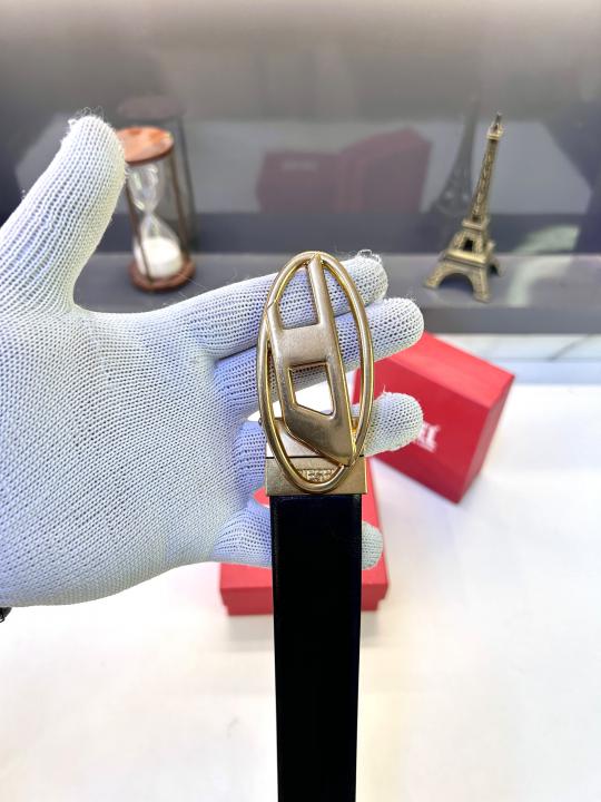 Diese_l Golden Reversible Belt Fa 911