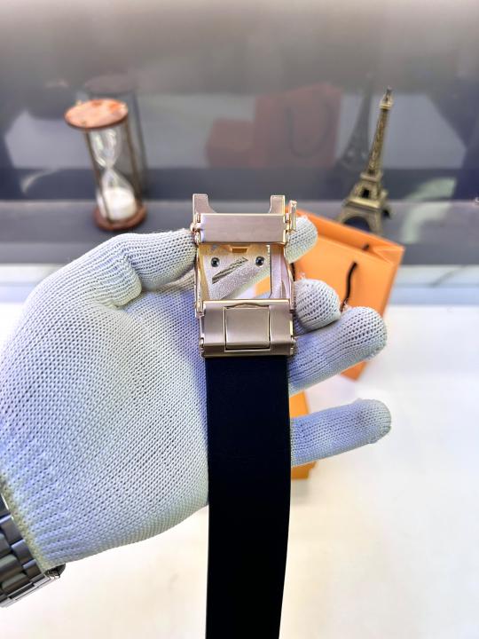 Loui_s Vuittion Black Gold Belt Fa 915
