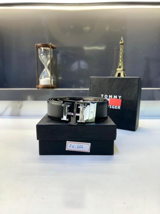 Tommy_Hilfiger Glossy Silver Belt Fa 665