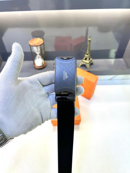 Herme_s Auto Lock Black Premium Quality Belt Fa 644