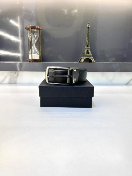 Tommy_Hilfiger Black Reversible Belt Fa 469