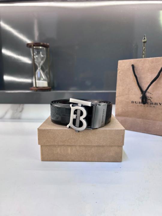 Burberr_y Grey Reversible Belt Fa 849