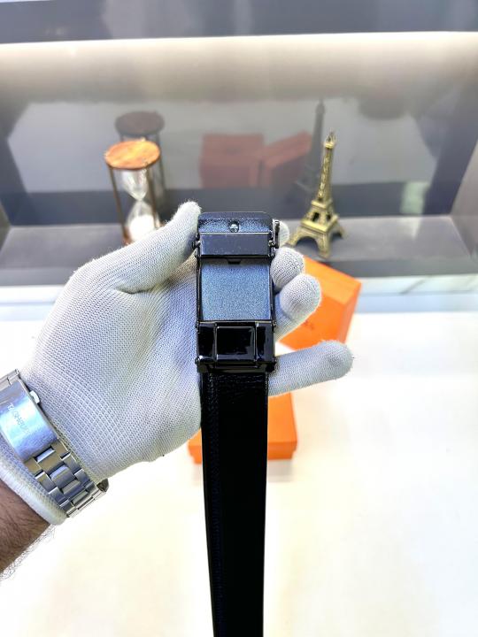 Herme_s Auto Lock Black Premium Quality Belt Fa 644