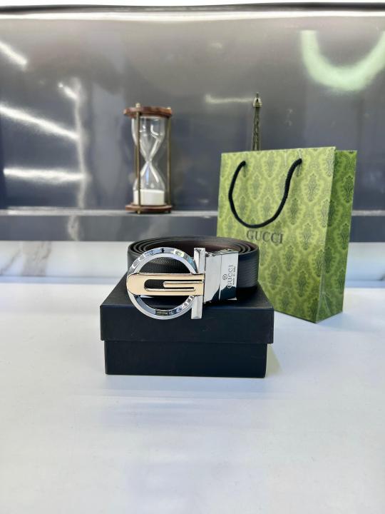 Gucc_i Silver Rose Gold Belt Fa 426