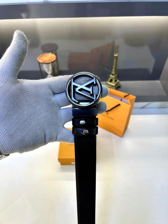 Loui_s Vuitton Grey Reversible Belt Fa 646