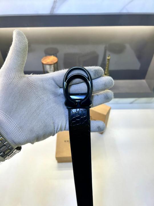 Coac_h Black Reversible Belt Fa 615