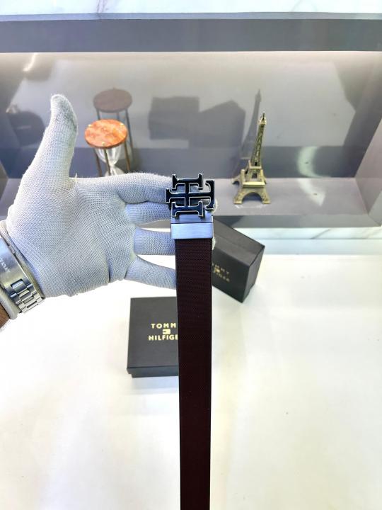 Tommy_Hilfiger Grey Reversible Belt Fa 337