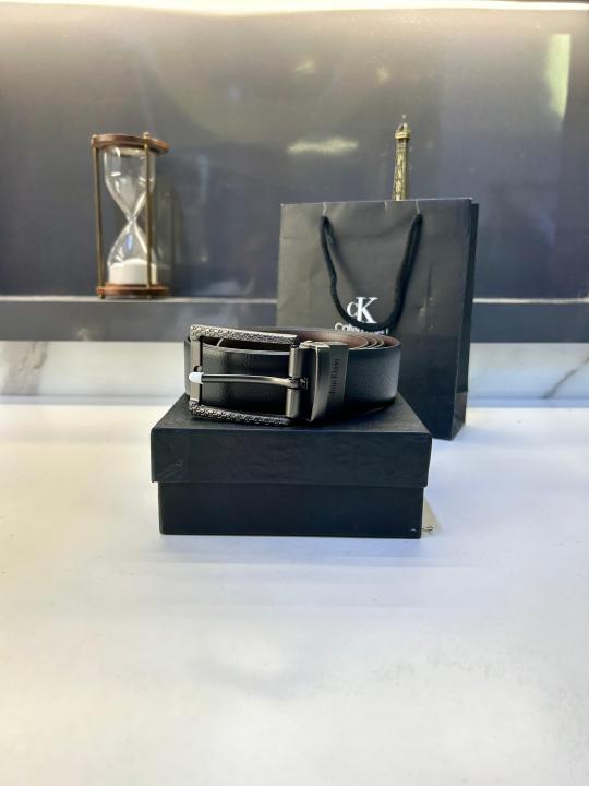 Ck_Calvin_ Reversible Black Grey Belt Fa 616