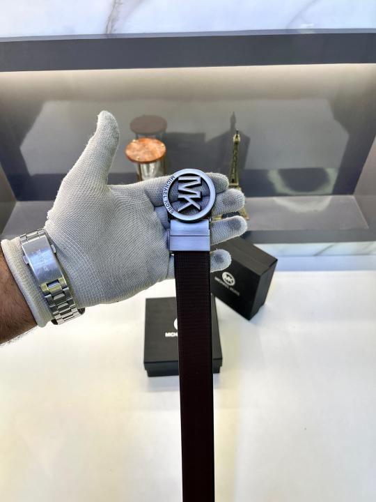 Michae_l Kors Grey Reversible Belt Fa 414