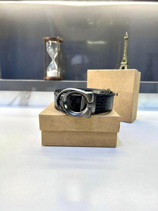 Coac_h Grey Reversible Belt Fa 614