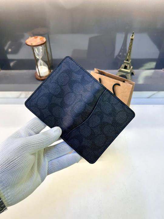 Coac_h Card Holder Black Fa 873
