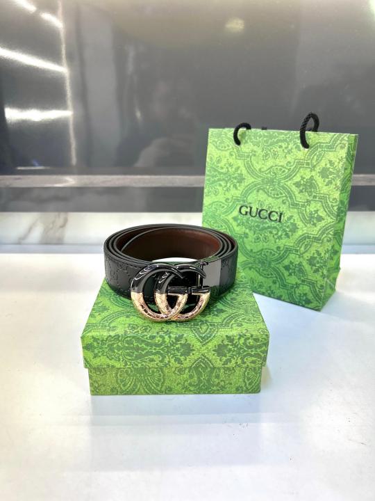 Gucc_i Black Golden Belt Fa 316