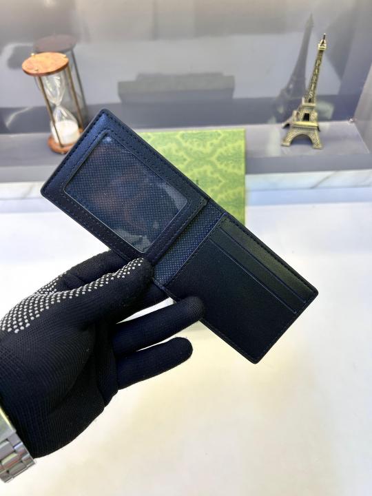 Gucc_i 2 Wallet Combo Black Premium Quality Fa 708