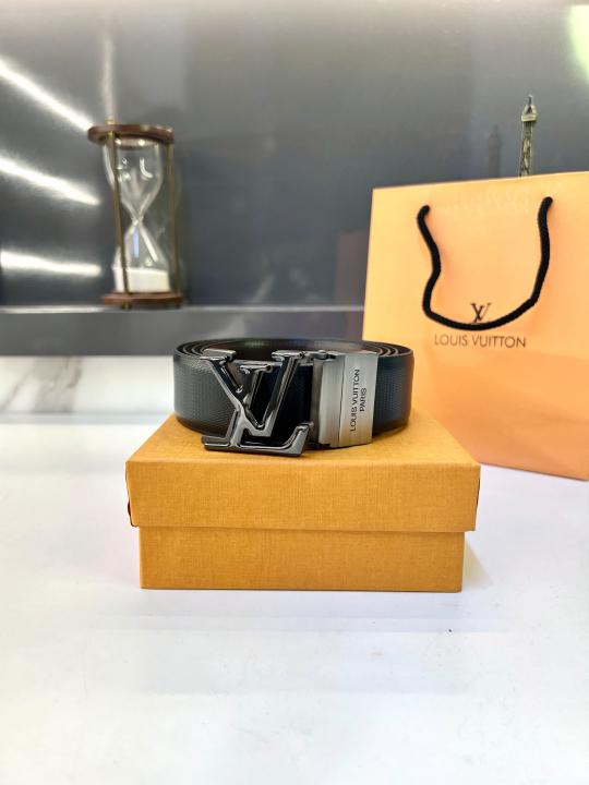 Loui_s Vuittion Grey Reversible Belt Fa 782