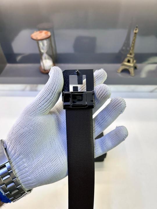 Fend_i Black Golden Reversible Belt Fa 761