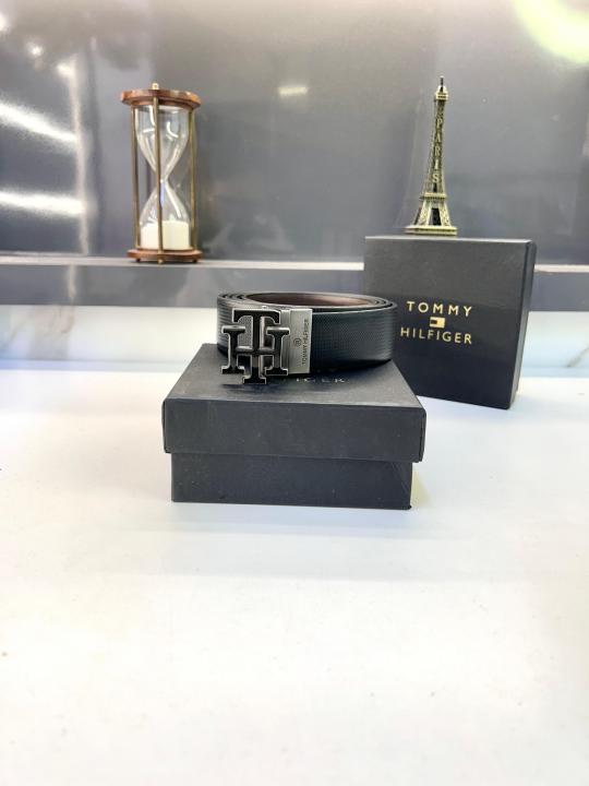 Tommy_Hilfiger Grey Reversible Belt Fa 337