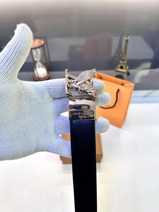 Loui_s Vuittion Golden Reversible Belt Fa 899