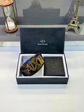 Arman_i Exchange Ten Black Wallet Belt Combo Fa 726