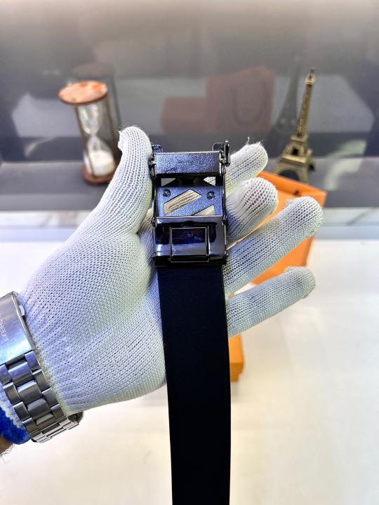 Loui_s_Vuitton Black Brown Belt Fa 916