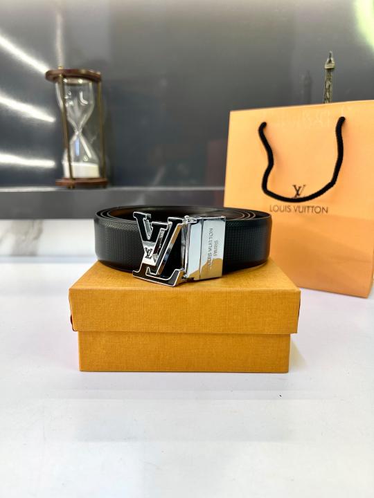 Loui_s Vuittion Glossy Silver Reversible Belt Fa 785