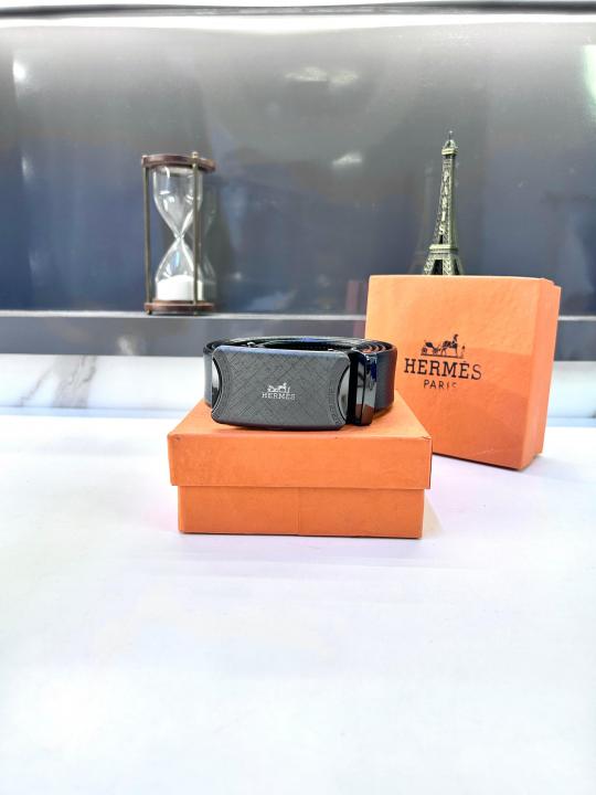Herme_s Auto Lock Black Premium Quality Belt Fa 644