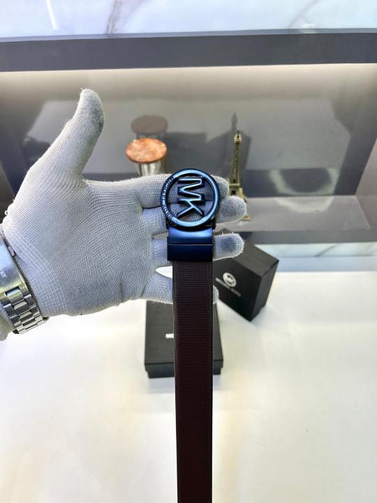 Michae_l Kors Full Black Reversible Belt Fa 415