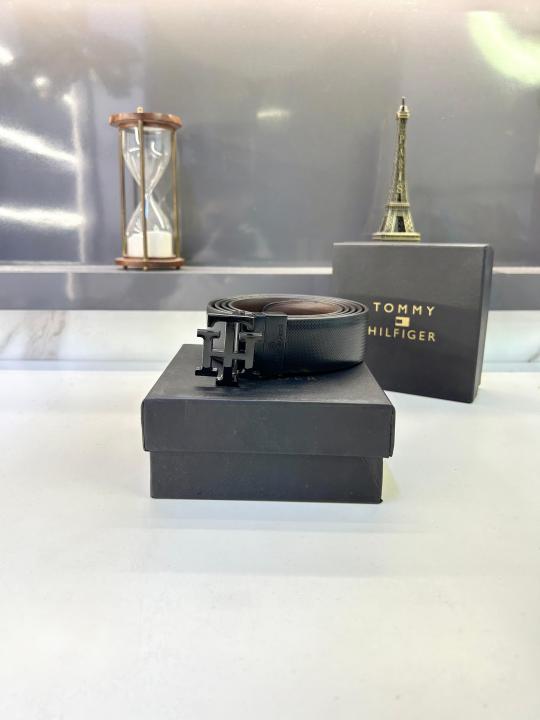 Tommy_Hilfiger Black Reversible Belt Fa 338