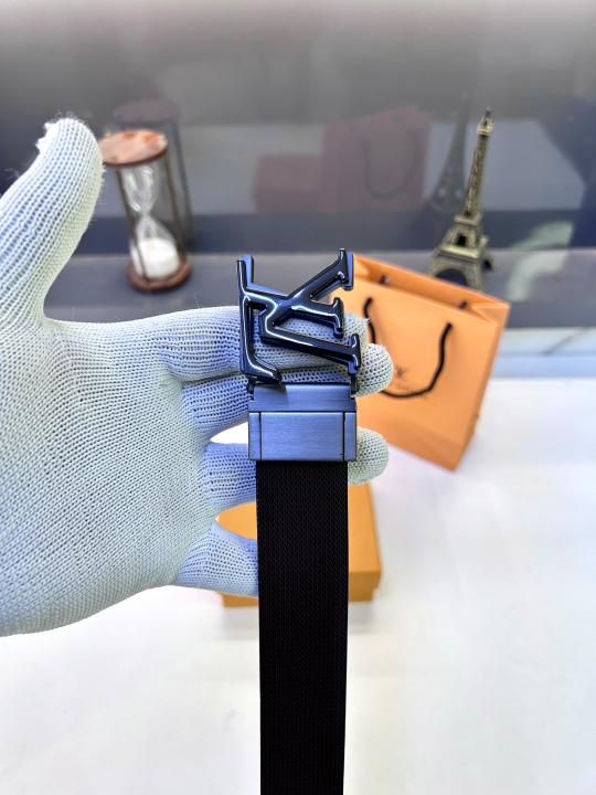 Loui_s Vuittion Grey Reversible Belt Fa 782