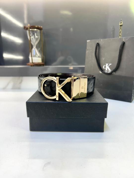 Ck_Calvin Golden Reversible Belt Fa 851