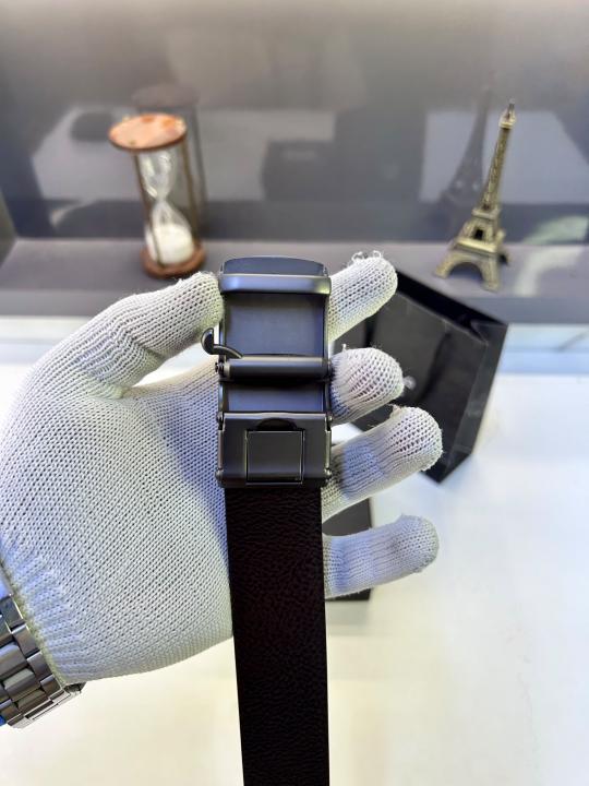 Mont_Blanc Auto Lock Black Belt Fa 739